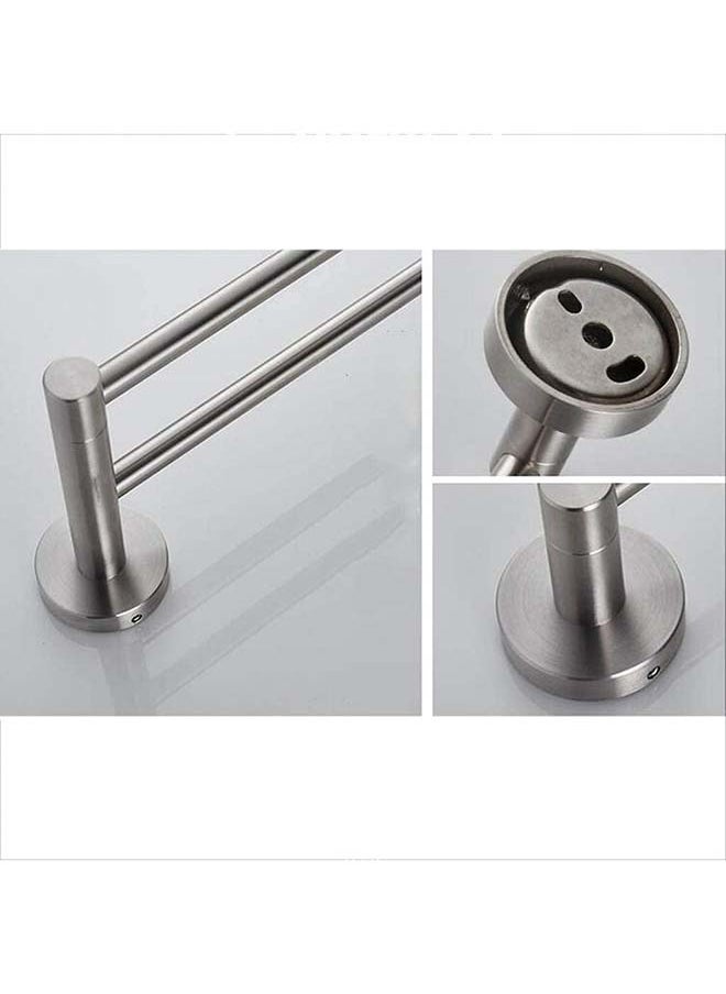 JAWAD Double Towel Holder 75×12 cm-Silver  - Image 3