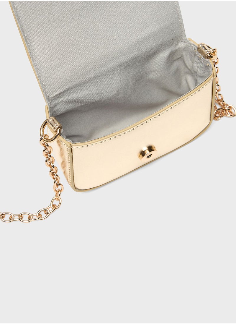 shoexpress - Kids Flap Over Bow Detail Crossbody - Image 1