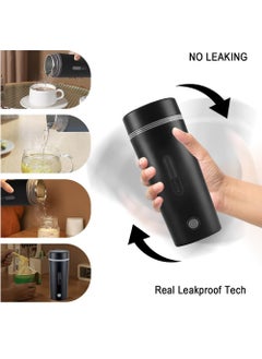 Necomi Portable Heated Mug, Smart Temperature Control Travel Coffee Mug, 304 Stainless Steel Travel Tea Kettle, Auto Shut Off  - Image 5
