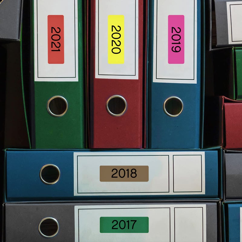 Marspark 1600 Pieces Rectangular Color Coding Stickers 1.57 x 0.75 Inch Assorted Colored Rectangle Label Adhesive Solid Colors Tags for Inventory Organize, File Classification, 10 Colors - Image 5