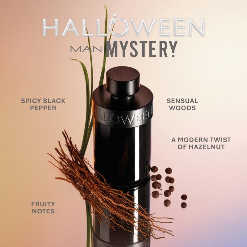 Halloween Man Mystery Eau de Parfum for Men. Woody, Aromatic Long Lasting Fragance with Notes of Black Pepper, Hazelnut and Vetiver, 3.4 Fl Oz - Image 4