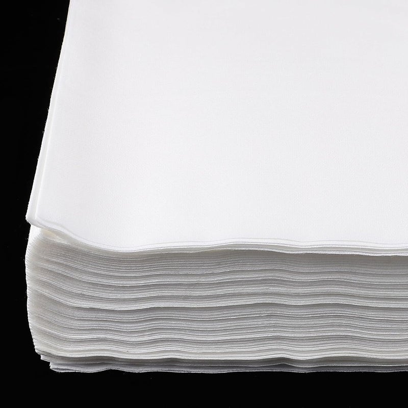 Disposable White Hotel Napkins 50pcs Thick Dust-free Paper Napkins for Wedding Reception Dinner Party Bridal Shower and Restaurant Use - Image 4