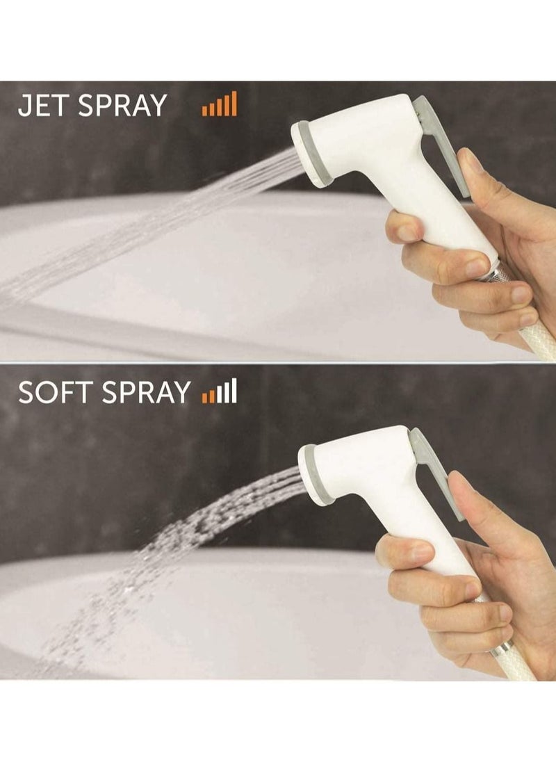 Uni flo Shattaf Head - White Bidet Sprayer for Toilet - Made in UAE  - Image 3
