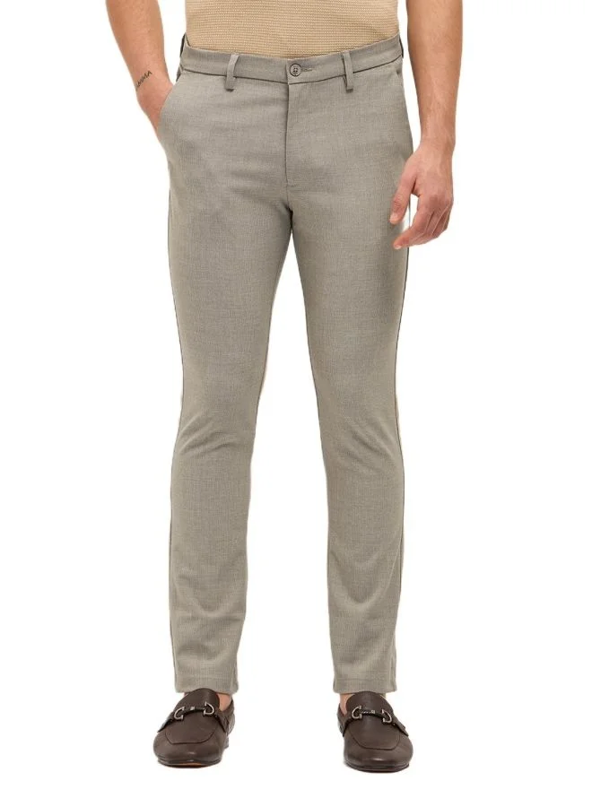 THE BEAR HOUSE Men's Solid 4 Way Stretch Formal Trouser Versatile Office and Travel Pants Comfortable Fit for Everyday Use Easy to Style Bottomwear for Work Weekend and Outings