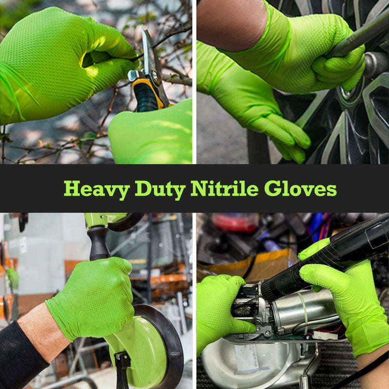 Titanflex 8-Mil Premium Nitrile Gloves  Green  Xxl  Protective Glove  Unisex - Image 5