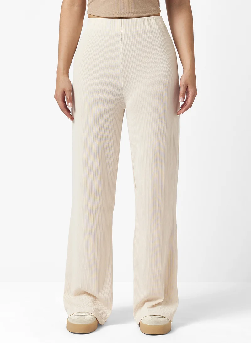 Ginger Basics Ribbed Straight Pants