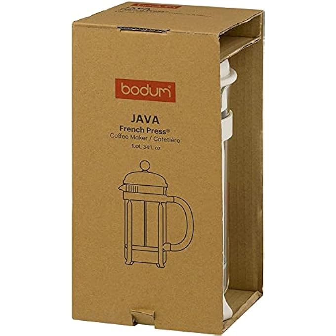 bodum Java French Press Coffee Maker White 035 Litre Bd 1903 913  1903 913 3 Cup - Image 3