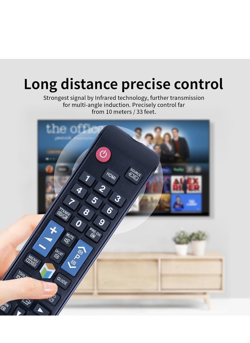 Replacement Remote Control for Samsung LCD/LED Smart TVs