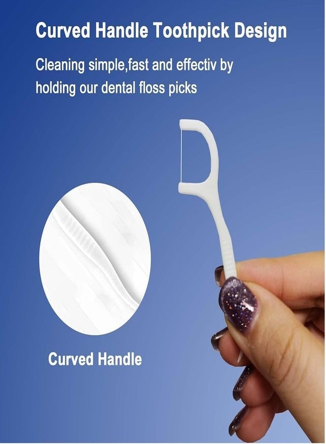 PAXCOO Tooth Pick Plastic Tooth Cleaning Stick Y Shape Design with Handle For Fresh Breath and Healthy Gums,Oral Care Toothpick Cleaner With Handle Flosser For Thread Teeth(90 PCS) - Image 2