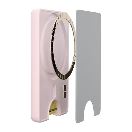 Casely MagWallet | Light Pink | Slim Wallet Card Holder | Compatible with MagSafe | Soft-Touch Hard Silicone | Holds Up to 3 Cards - Image 4
