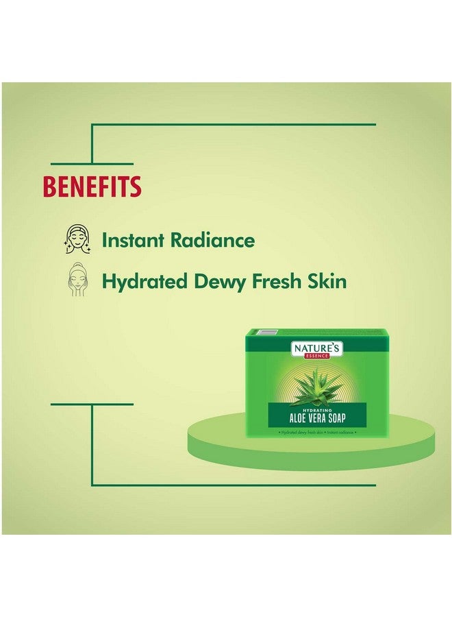 Nature's Essence Hydrating Aloe Vera Soap | Soap for Bath, 75g - Image 5