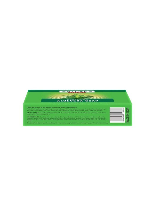 Nature's Essence Hydrating Aloe Vera Soap | Soap for Bath, 75g - Image 3