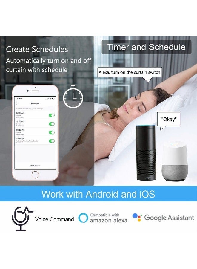 SONOFF Tuya WiFi/ZigBee Smart Curtain Switch Curtain Module Blind Switch Smart Life App Remote Control(Excluding the remote control)  - Image 3