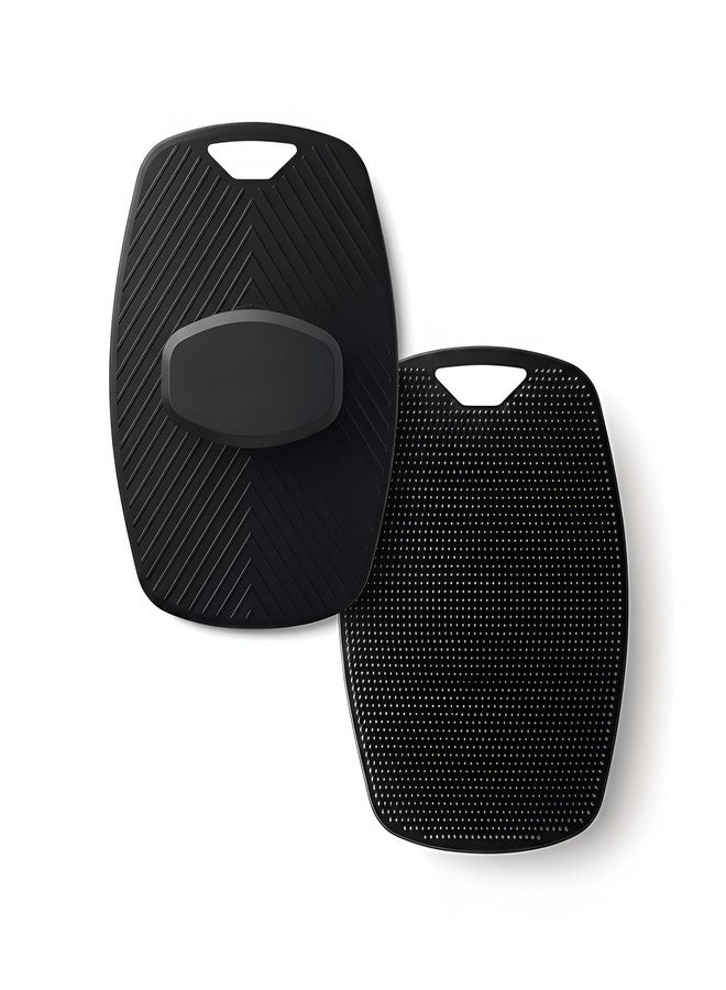Subete Silicone Body Scrubber - Soft & Hygienic Bath Brush for Men & Women | Anti-Itch Exfoliating Shower Brush | Durable, Easy Grip & Quick Dry (Black, 1 Pc) - Image 1