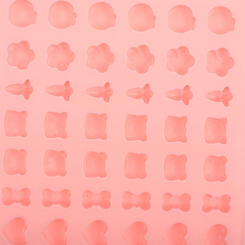 3pcs Silicone Candy Molds for DIY Fruit Gummy, Chocolate Fudge, and Jelly Making, High-temperature Resistant Pink Fruit, Cloud, and Animal Shapes, Shower and Dessert Baking - Image 4