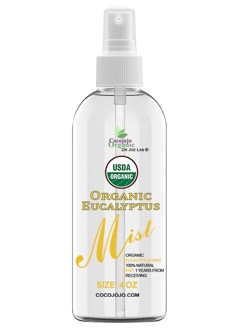 Dr Joe Lab Dr Joe Lab Organic Eucalyptus Mist For Skincare 4 oz - Moisturize Sensitive and Dry Skin - USDA certified - Pure Essential Oil & Glycerin Mist -  - Image 1
