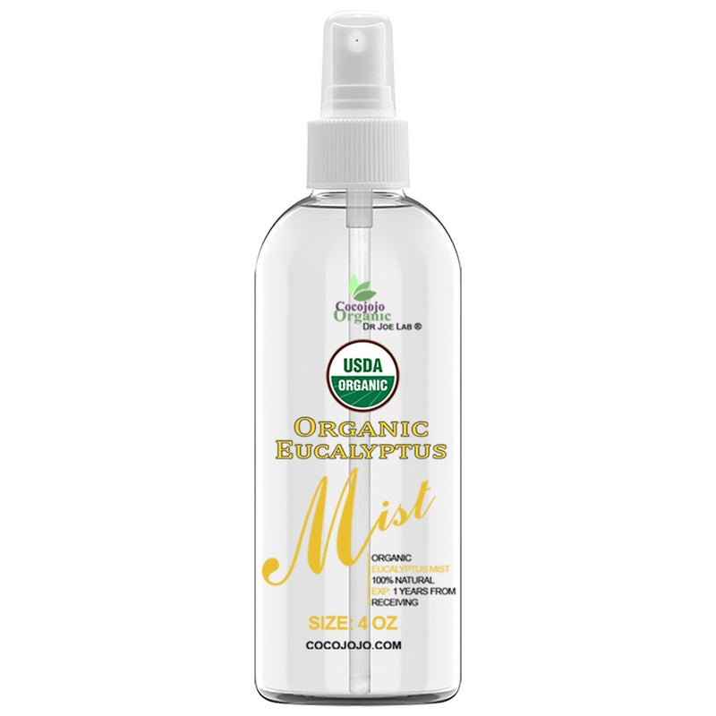 Dr Joe Lab Organic Eucalyptus Mist For Skincare 4 oz - Moisturize Sensitive and Dry Skin - USDA certified - Pure Essential Oil & Glycerin Mist - - Image 1