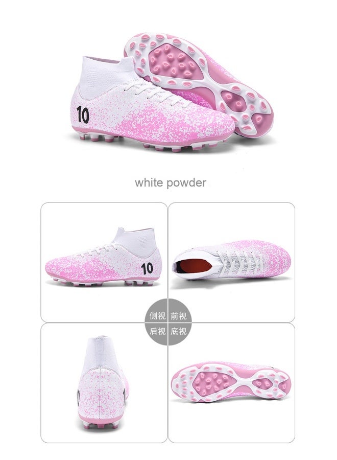 NIBEMINENT Men's Soccer Shoes High-Top Soccer Cleats Outdoor Breathable Athletic Professional Spikes Youth Boys Football Shoes - Image 5