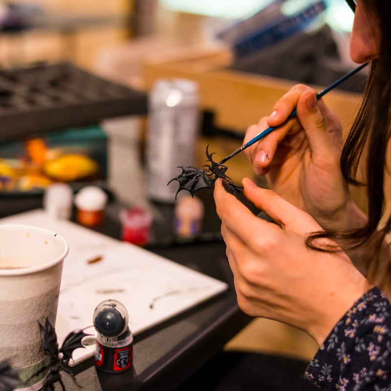 GRAS Art Bundles Testors Cement Plastic Model Glue Adhesive 2-Pack, 6 Fine Detail Miniatures Paint Brushes, Precision Crafting Knife with Extra Blades and Tips - Image 5