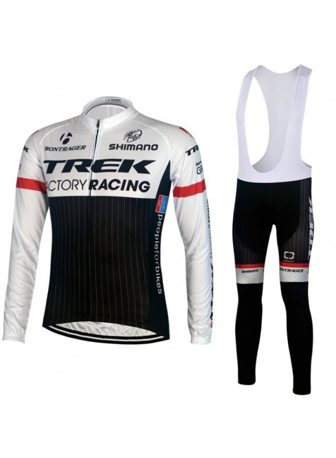 Road Mountain Bike Clothing Sweat-absorbent And Breathable Manufacturer New Long-sleeved Cycling Clothing Set