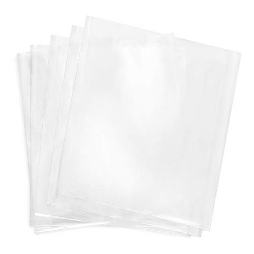 Morepack 5x5 Inches Shrink Wrap Bags,200 Pieces Clear PVC Heat Shrink Bags - Image 1