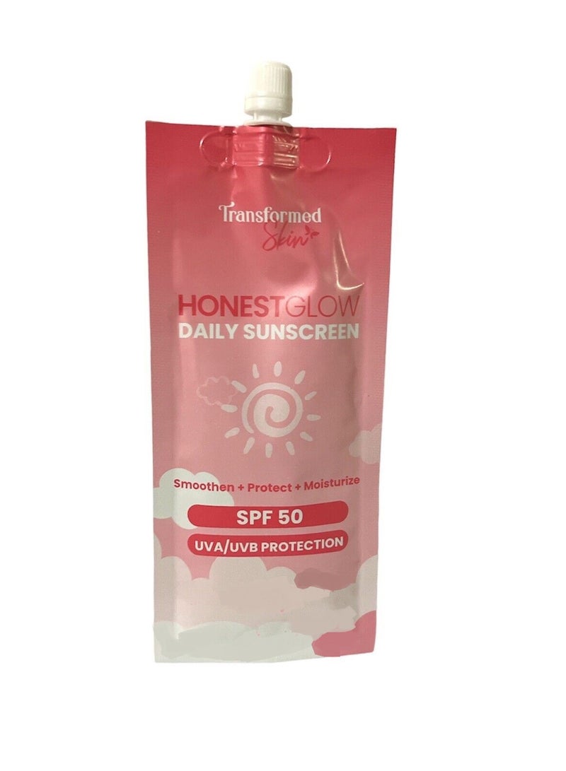 الجلد المتحول واقي الشمس اليومي  هونيست جلو بعامل حماية من الشمس 50، 50 جم - Image 1