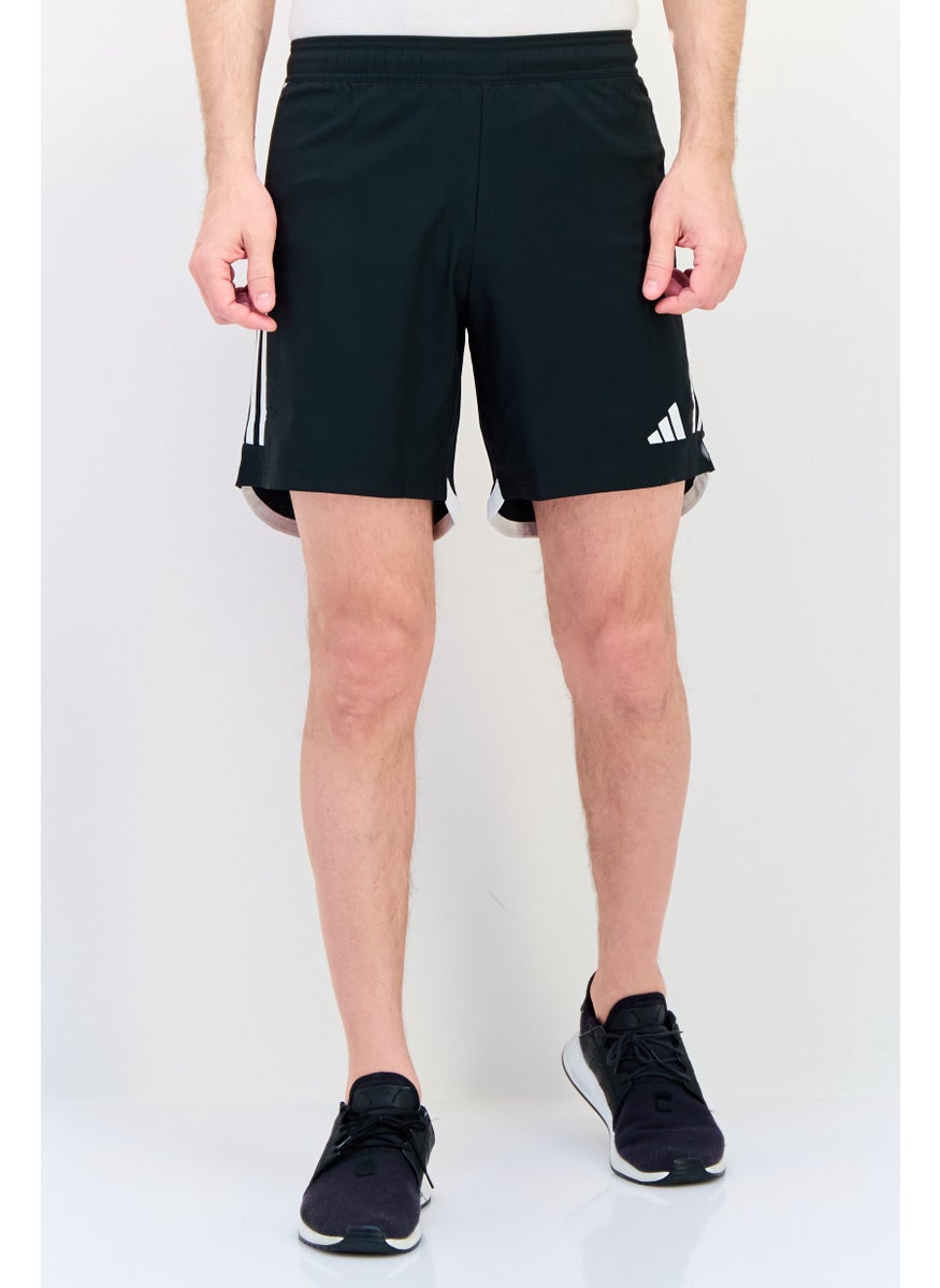 Adidas Men Sportswear Fit Drawstring Training Shorts, Black  - Image 1