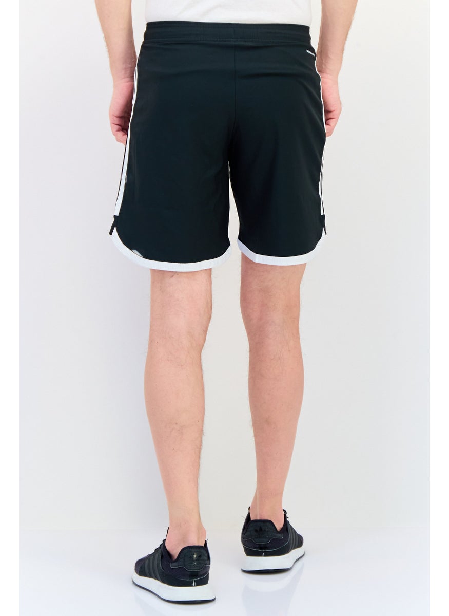 Adidas Men Sportswear Fit Drawstring Training Shorts, Black  - Image 3