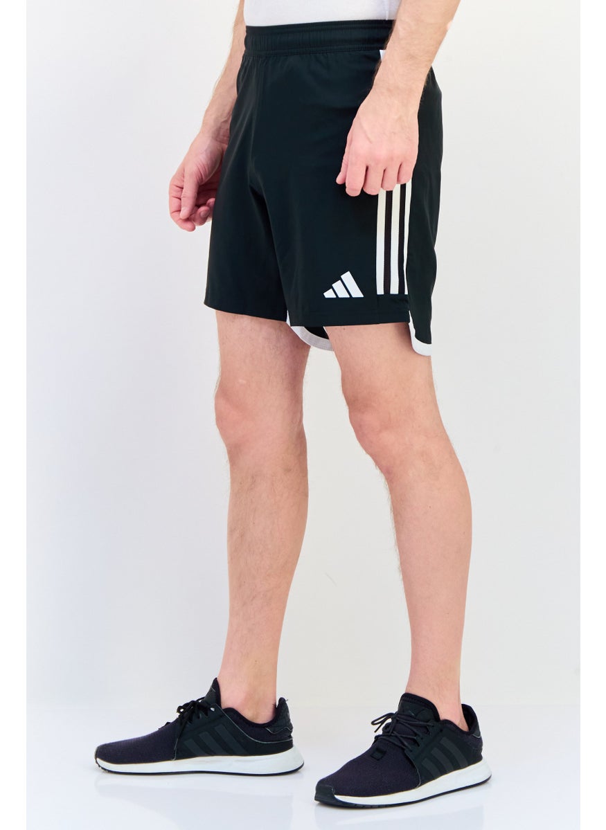 Adidas Men Sportswear Fit Drawstring Training Shorts, Black  - Image 2