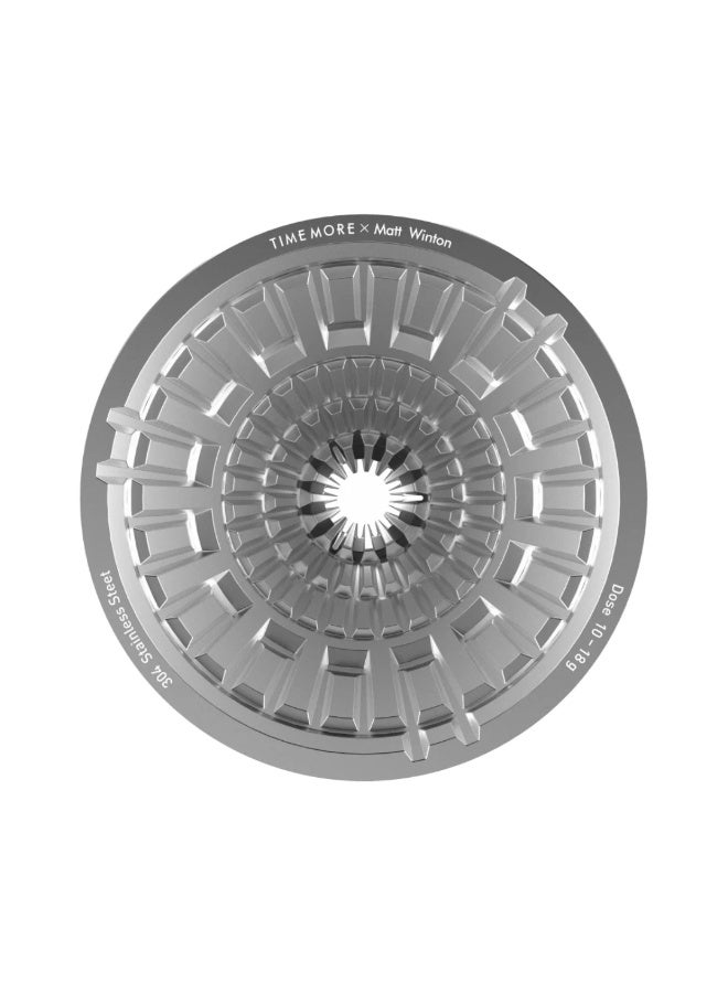 TIMEMORE VECTOR Pour Over Coffee Dripper, 01 Filter Compatible, 10–18g Dose, Black - Image 2
