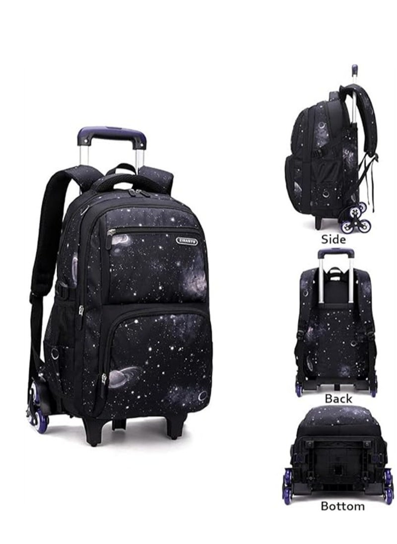 Generic - 3-Piece Large Capacity Backpack for Primary Junior School Backpack with Lunch Box Pencil Case Durable Bookbags Lightweight Travel Backpack Set for Boys Girls - Image 1
