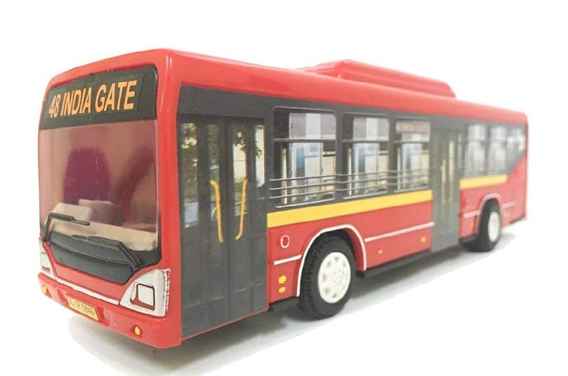 Centy Toys Low Floor Red Bus with Pull Back Action - Made in India - Image 4