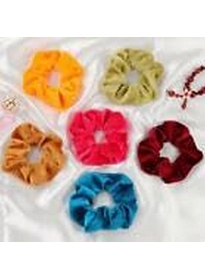 Blubby Blubby 24 Pcs Hair Scrunchies Velvet Elastic Hair Bands Scrunchy Hair Ties Ropes - for Women and Girls Hair Accessories - Image 4
