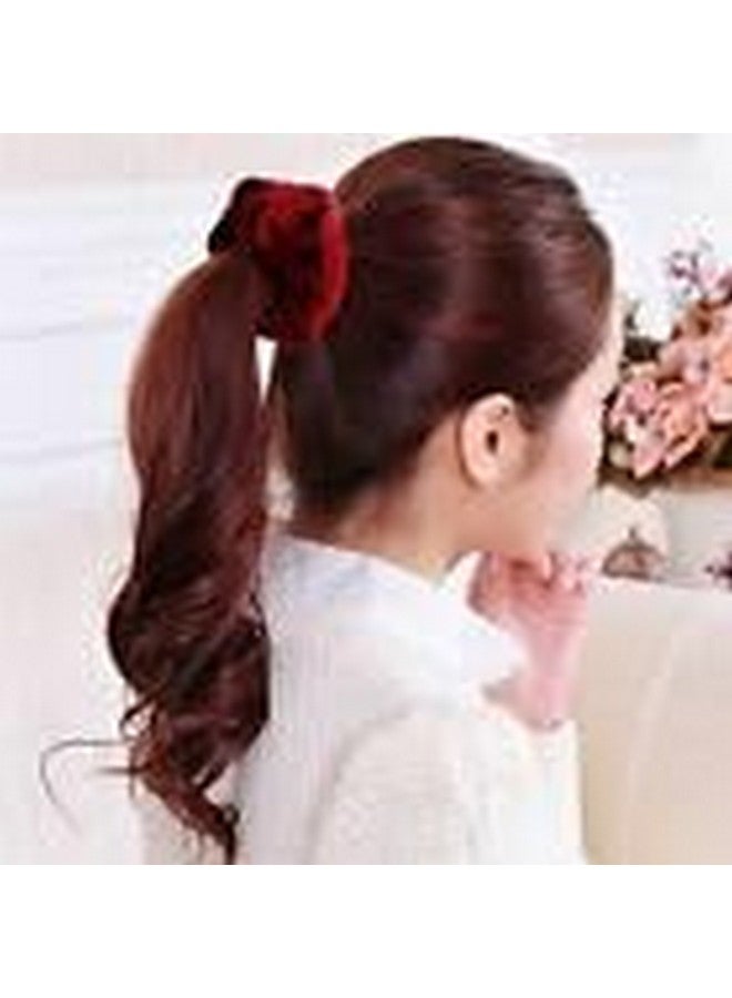 Blubby Blubby 24 Pcs Hair Scrunchies Velvet Elastic Hair Bands Scrunchy Hair Ties Ropes - for Women and Girls Hair Accessories - Image 5