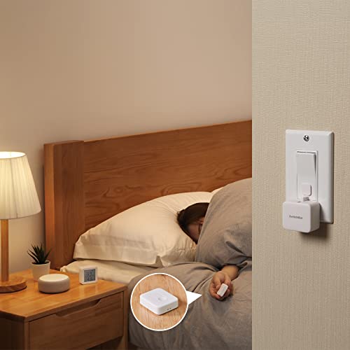 SwitchBot Smart Switch Pusher with Remote - No Wiring, Control with APP, Timer and Bluetooth Remote, Add SwitchBot Hub Mini to Make it Compatible with Alexa, Google Home, IFTTT (White) - Image 3