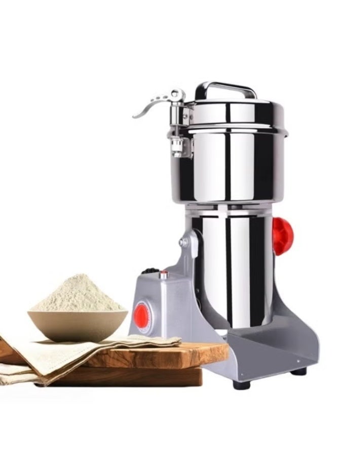 SILVER CREST 2500g Stainless Steel Electric Spice Grinder, 4500W High-Speed Powder Grinding Machine with Copper Motor and Sharp Blade for Spices, Herbs, Coffee Beans, Cereals and Dry Grains - Image 1