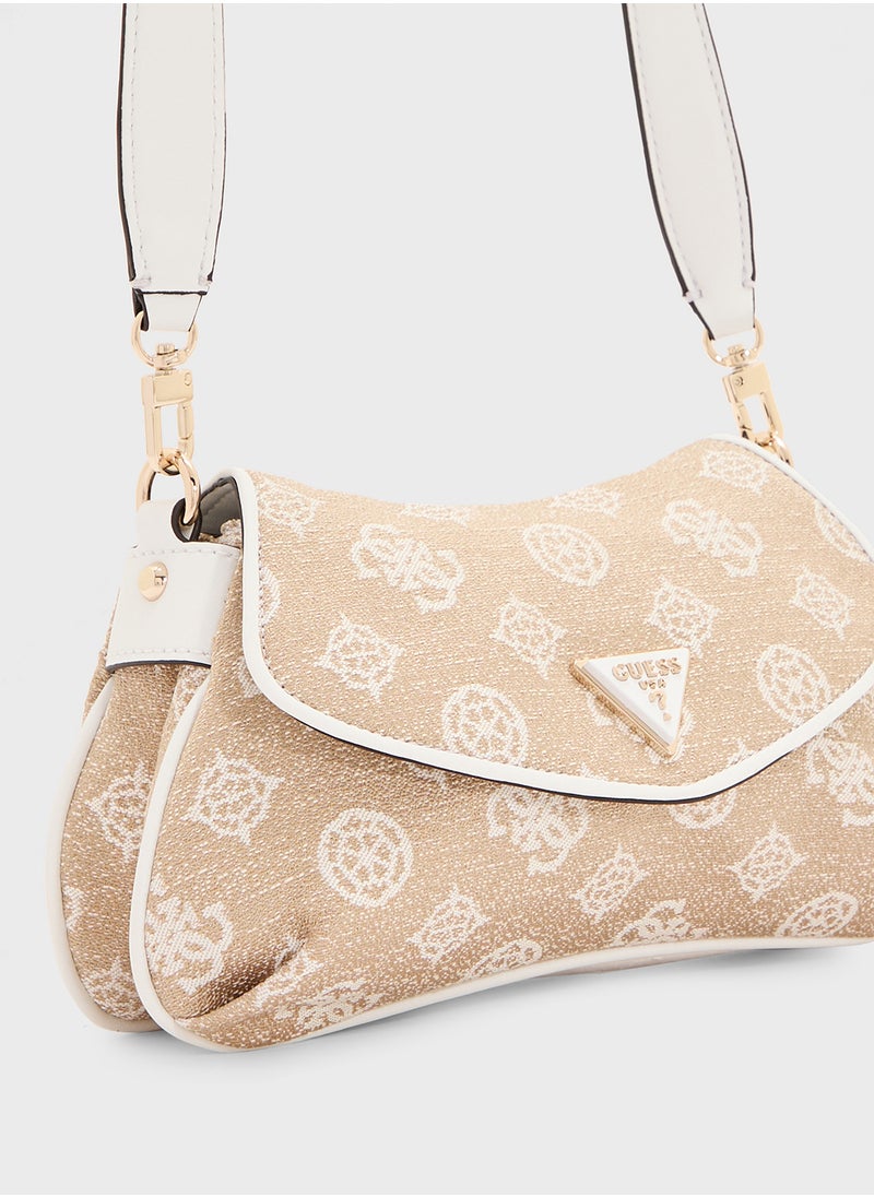 GUESS Beyza Flap Shoulder Bag  - Image 4