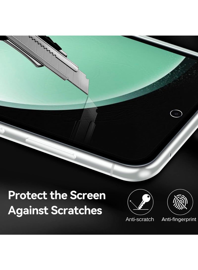 2 Pack Screen Protectors for Galaxy S23 FE 5G, with 2 Pack Camera Lens Protector, 9H Hardness Tempered Glass, Anti-Scratch Film, Anti-Bubble - Image 4