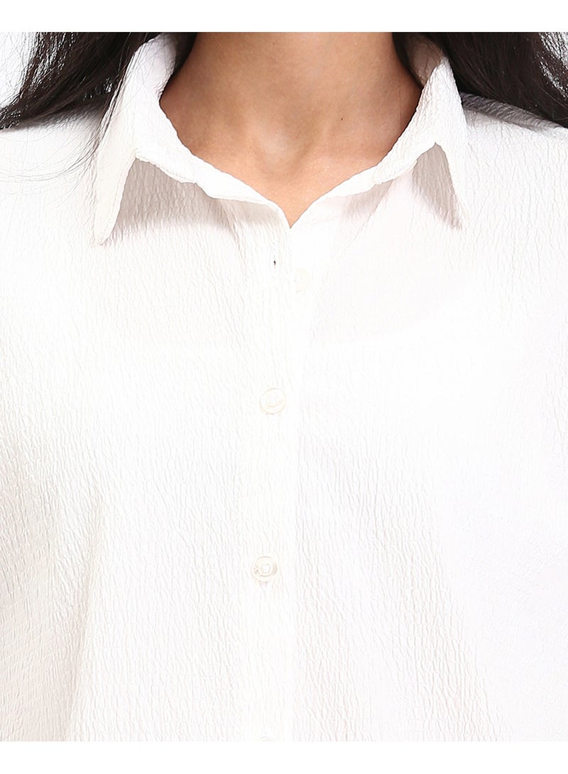 RAVIN Women Sleeve Button-Down Shirt - Image 4