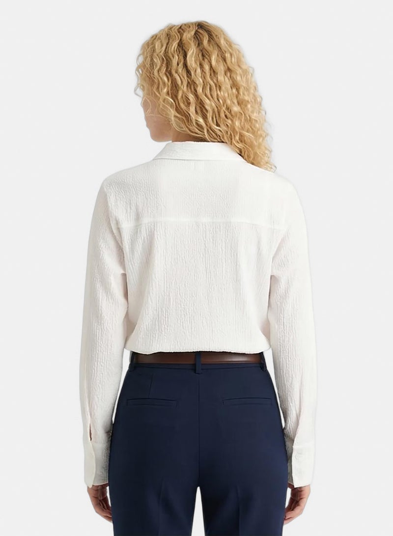 RAVIN Women Sleeve Button-Down Shirt - Image 2