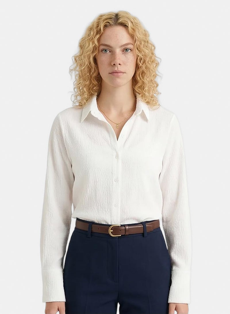 RAVIN Women Sleeve Button-Down Shirt - Image 1