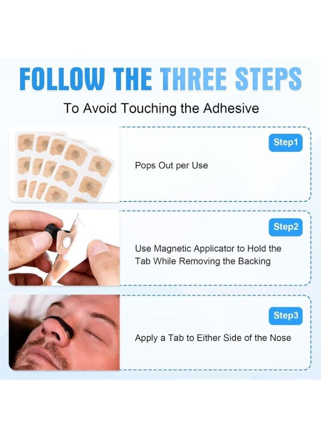 Breathing Nasal Strip Starter Kit (30 Count, Black) - Boost Oxygen Intake, Reduce Snoring, Improve Sleep Quality - Sweat Resistant, Skin Safe Nasal Strips - Extra Strength Snoring Solution - Image 5