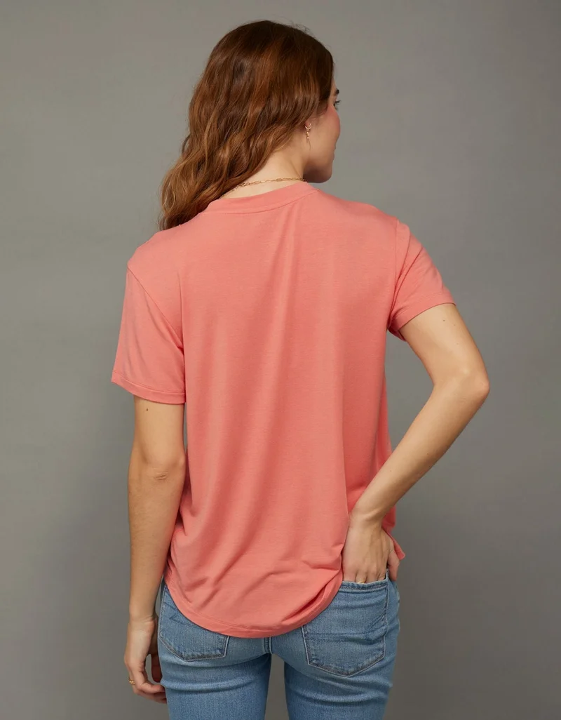 American Eagle  AE Soft & Sexy Classic T-Shirt for Women | Best Price UAE