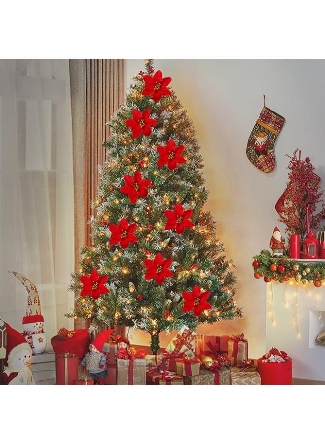 10 pieces - Christmas Flowers - Image 4