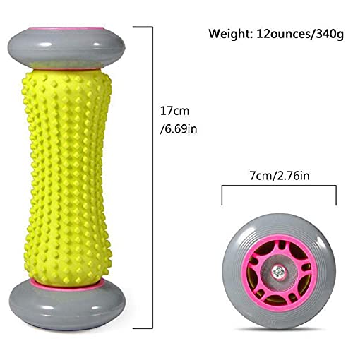 Bodylastics Foot Massage Roller for Plantar Fasciitis Pain Relief Ergonomic Designed for Reflexology Deep Tissue Muscle Revovery for Total Body (Foot Roller) - Image 2