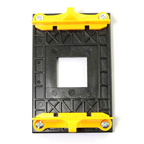 RLECS AM4 Retention Bracket & AM4 Back Plate - CPU Cooler Mount - Yellow Plastic - Image 4