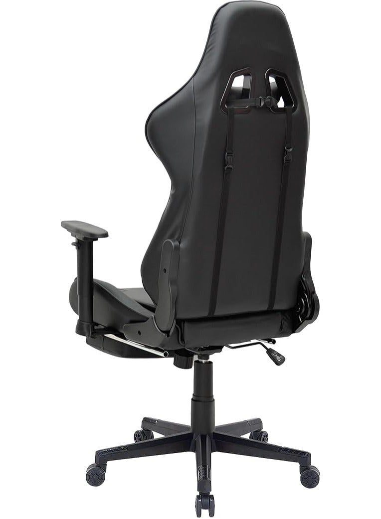 Generic Multi Home Furniture Modern design Best Executive gaming chair MH-8886-Black for Video Gaming Chair for Pc with fully reclining back and head rest amd footrest and soft leather (Black)  - Image 4