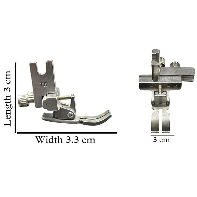 ZENITH T6 6-in-1 Universal Metal Presser Foot Set with Quick Change Screw, Industrial Sewing Machine Accessories for Jack F4, Juki etc - Image 2