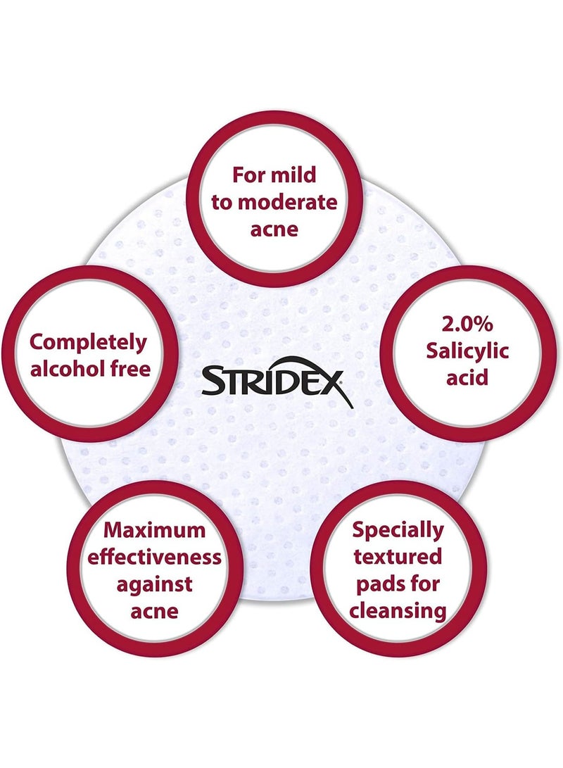 Stridex, Single-Step Acne Control, Maximum, Alcohol Free, 90 Soft Touch Pads - Image 4