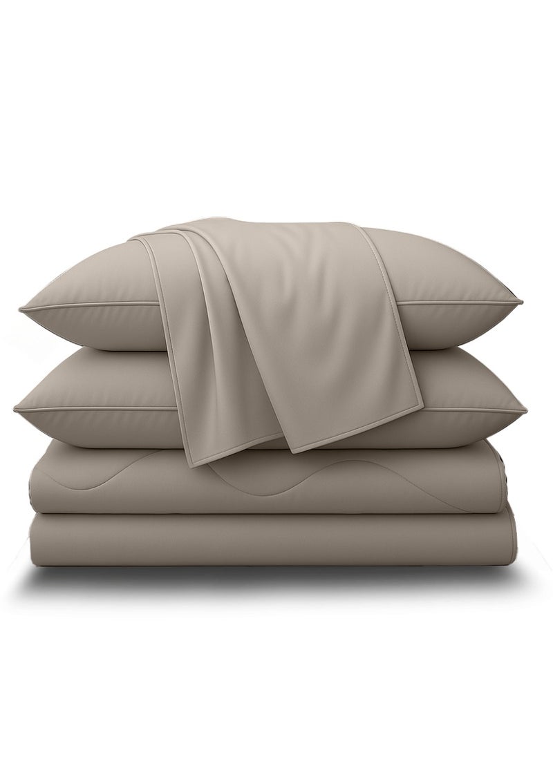 Neyam - Neyam Cooling Bed Set, keeps it cool at during summer night to give you a comfortable feeling and allow for deep sleep, Q-Max 0.42 degrees which means it is one of the most cool fabric. - Image 1